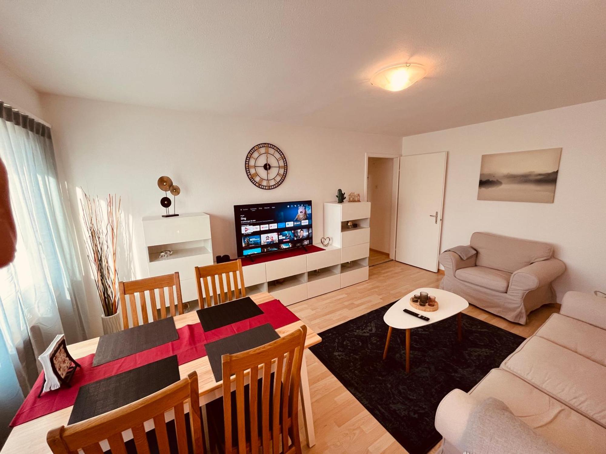 3-Room Apartment For Business Travelers & Families, Free Wifi & Tv With 70 Countries, Dazn, Sky, Netflix & Disney Wynau Eksteriør bilde